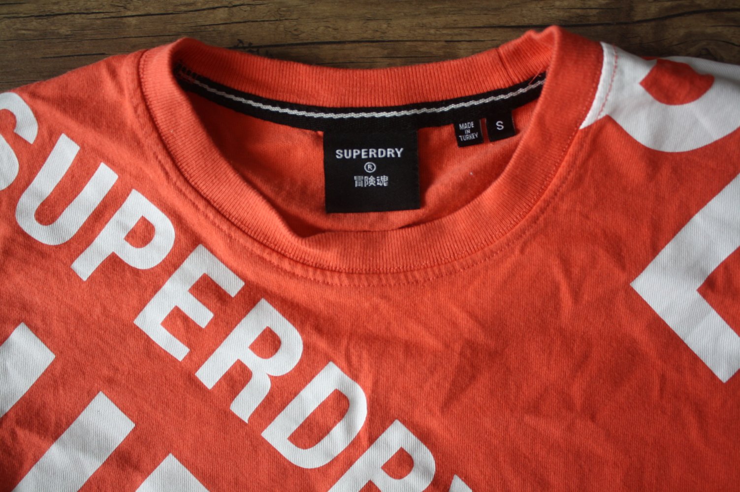 Superdry Tshirt Herren Shirt Print Baumwolle S NEU