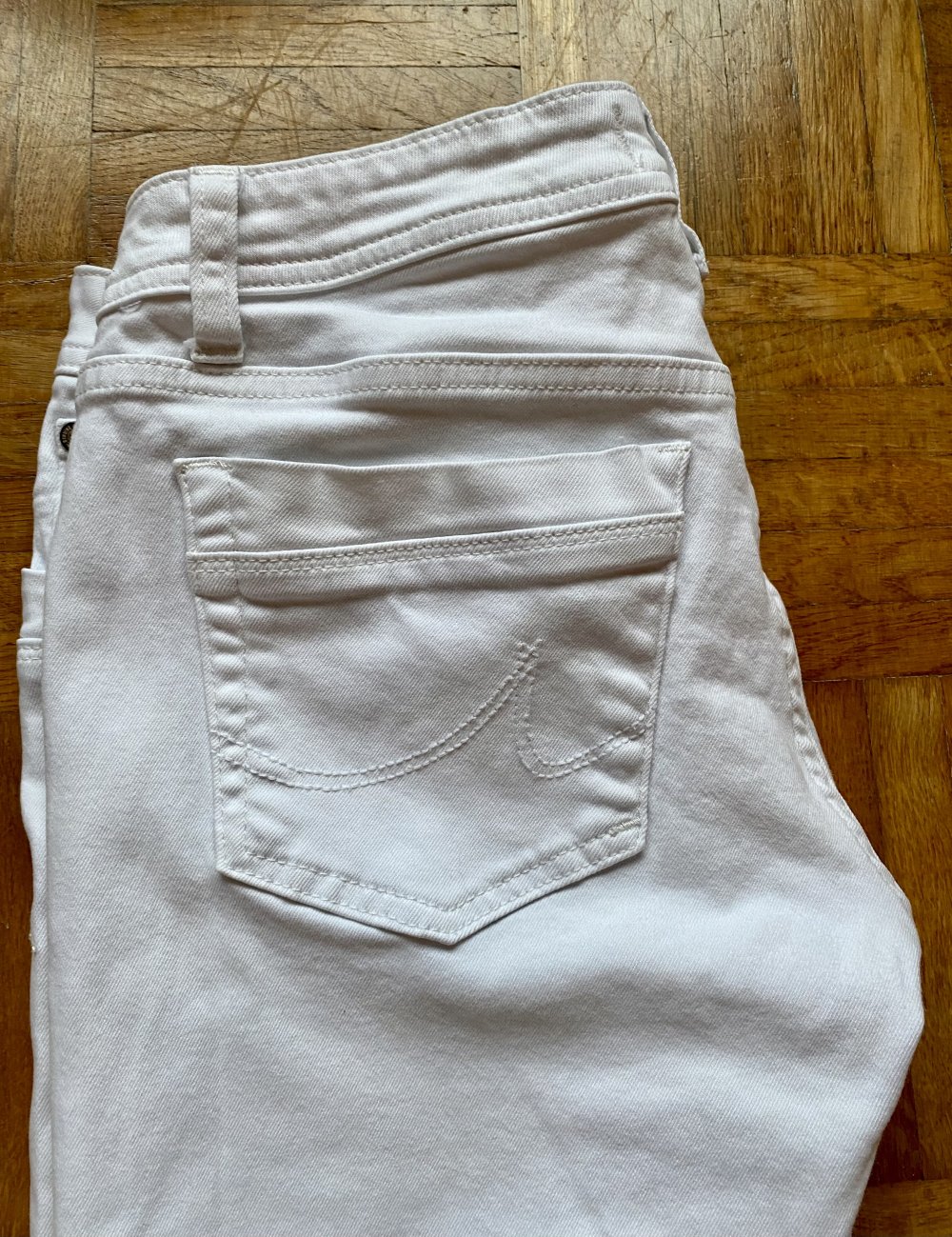 Weiße Damenjeans Bootcut LTB Größe M