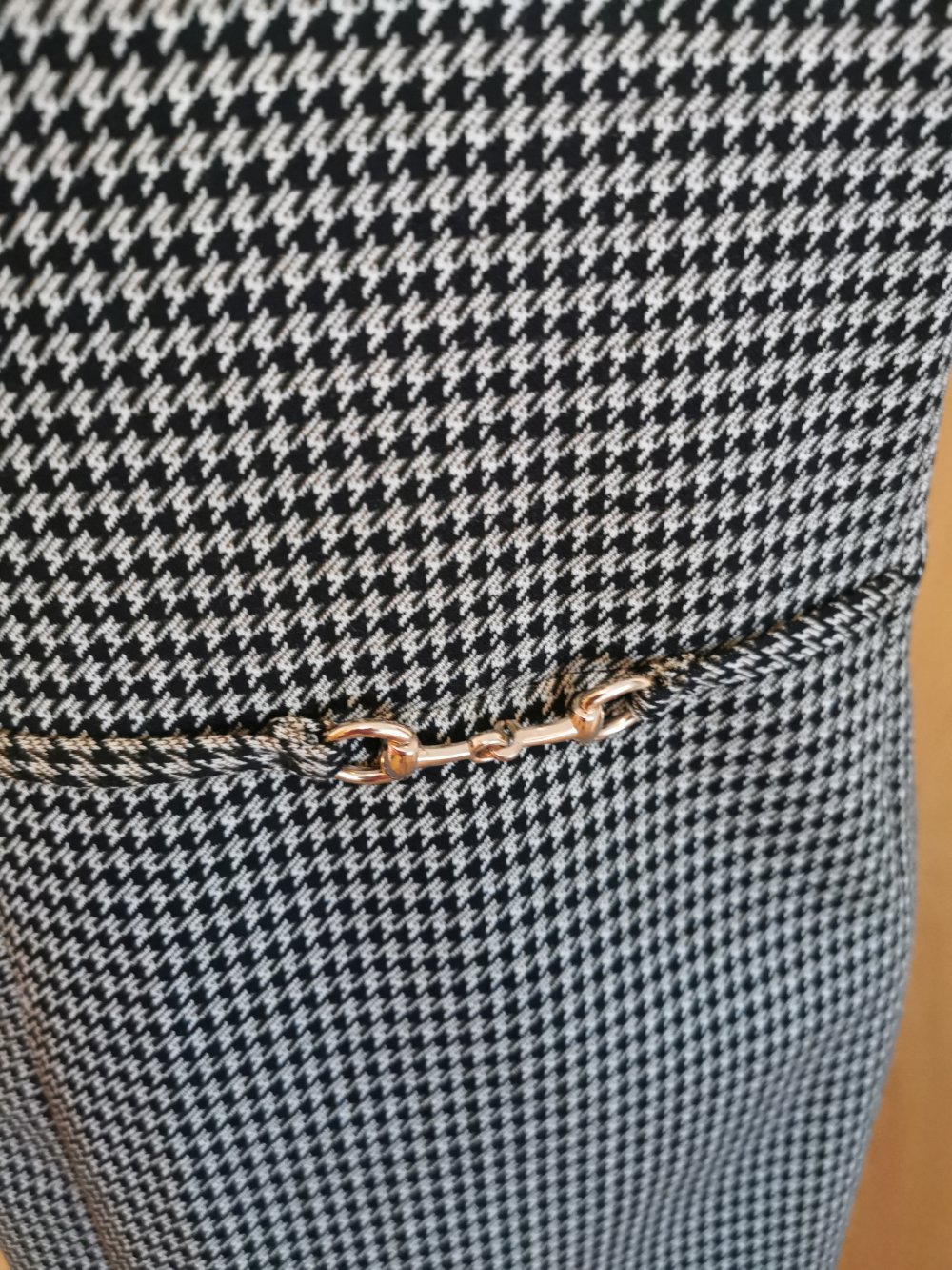 grau- schwarz kariertes Damen- Business- Kleid, Gr. 40