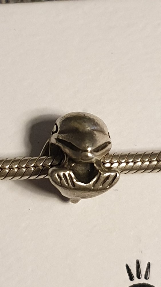 Pandora Delfin, retired, Charm, original, Meer, Tier, süß, retro, guter Zustand