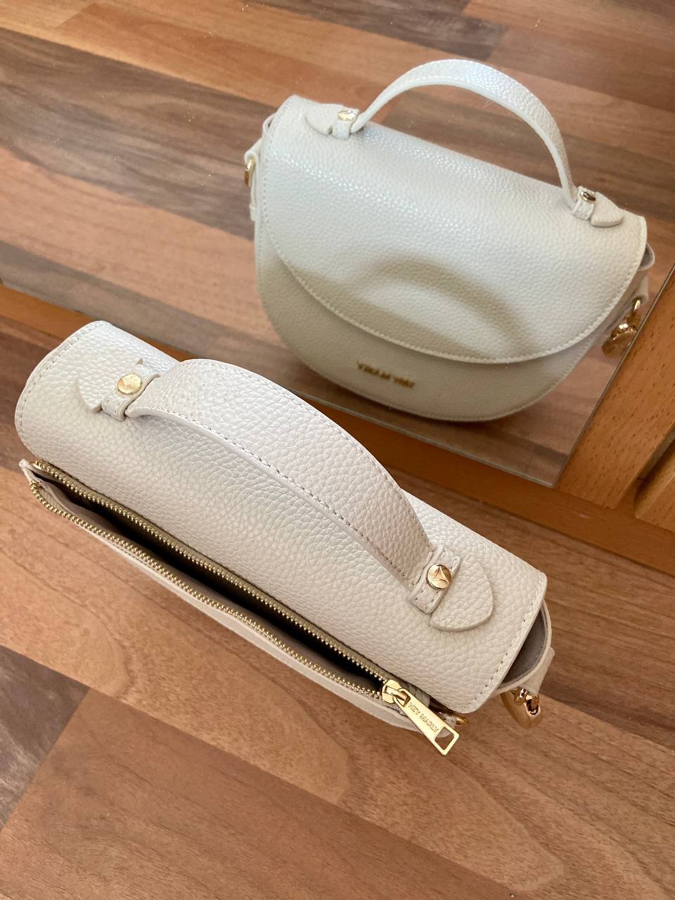 Hey Marly Half Moon Bag Soul Sister Crema