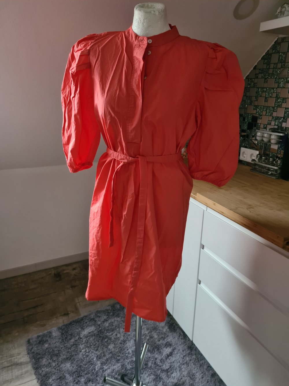Tunika / Minikleid von Vero Moda, Gr. M, Baumwolle, Puffärmel €40