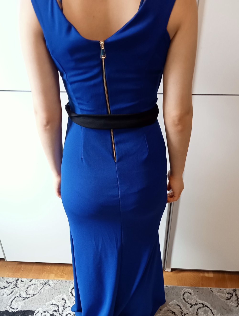 Abendkleid Ballkleid blau Kleid