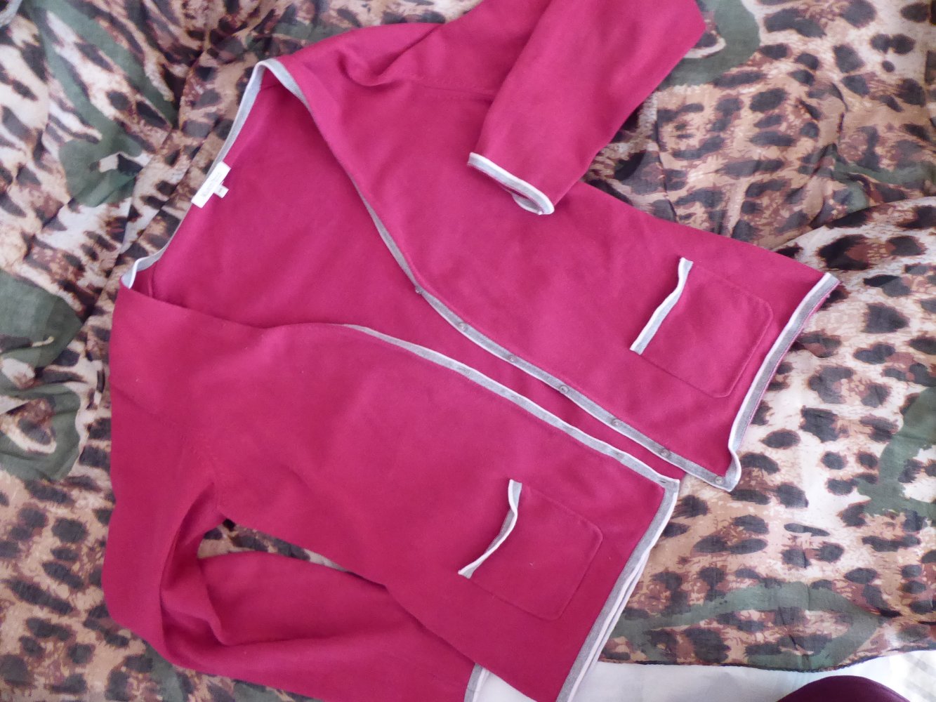 Damen Cardigan M 40 L 42 pink rosa Strickjacke Feinstrick Marco Pecci Baumwolle