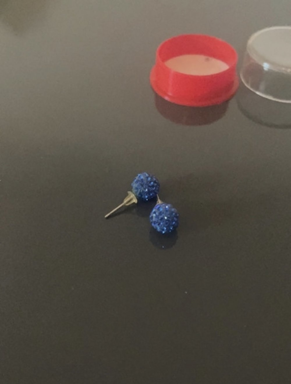 Glitzer Ohrringe