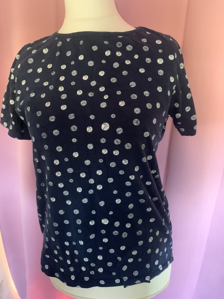 TShirt blau/weiß,  Größe M