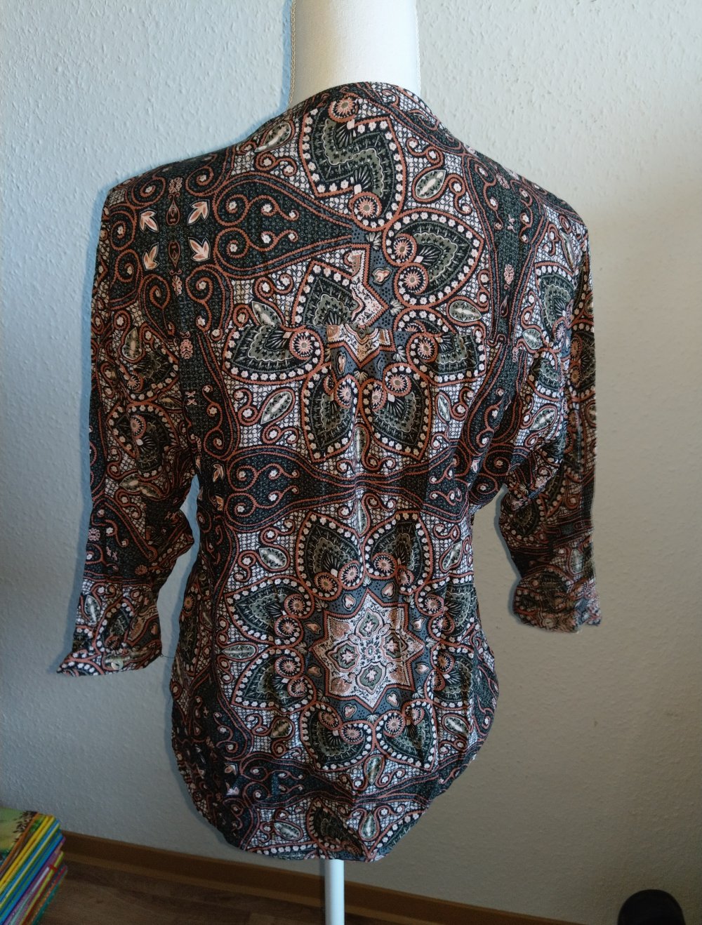 Neue 3/4 Ärmel Bluse in 36