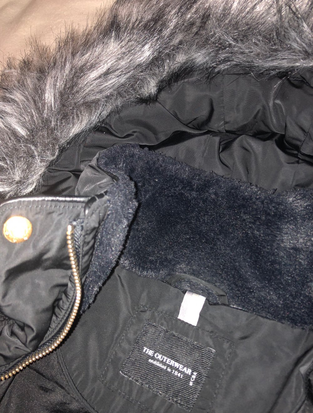 Schwarze Winterjacke C&A