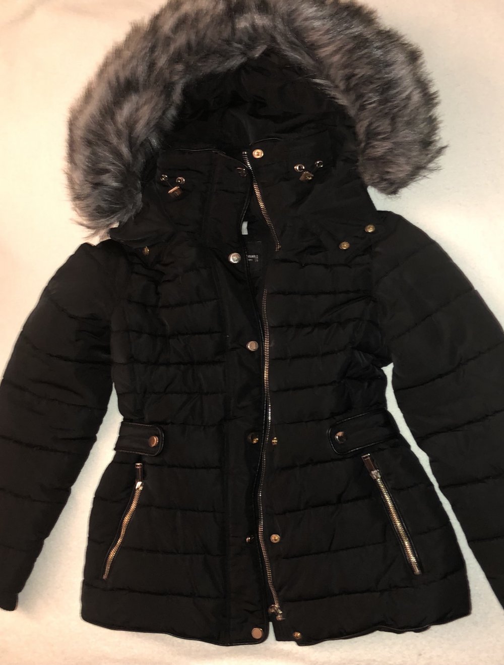 Schwarze Winterjacke C&A