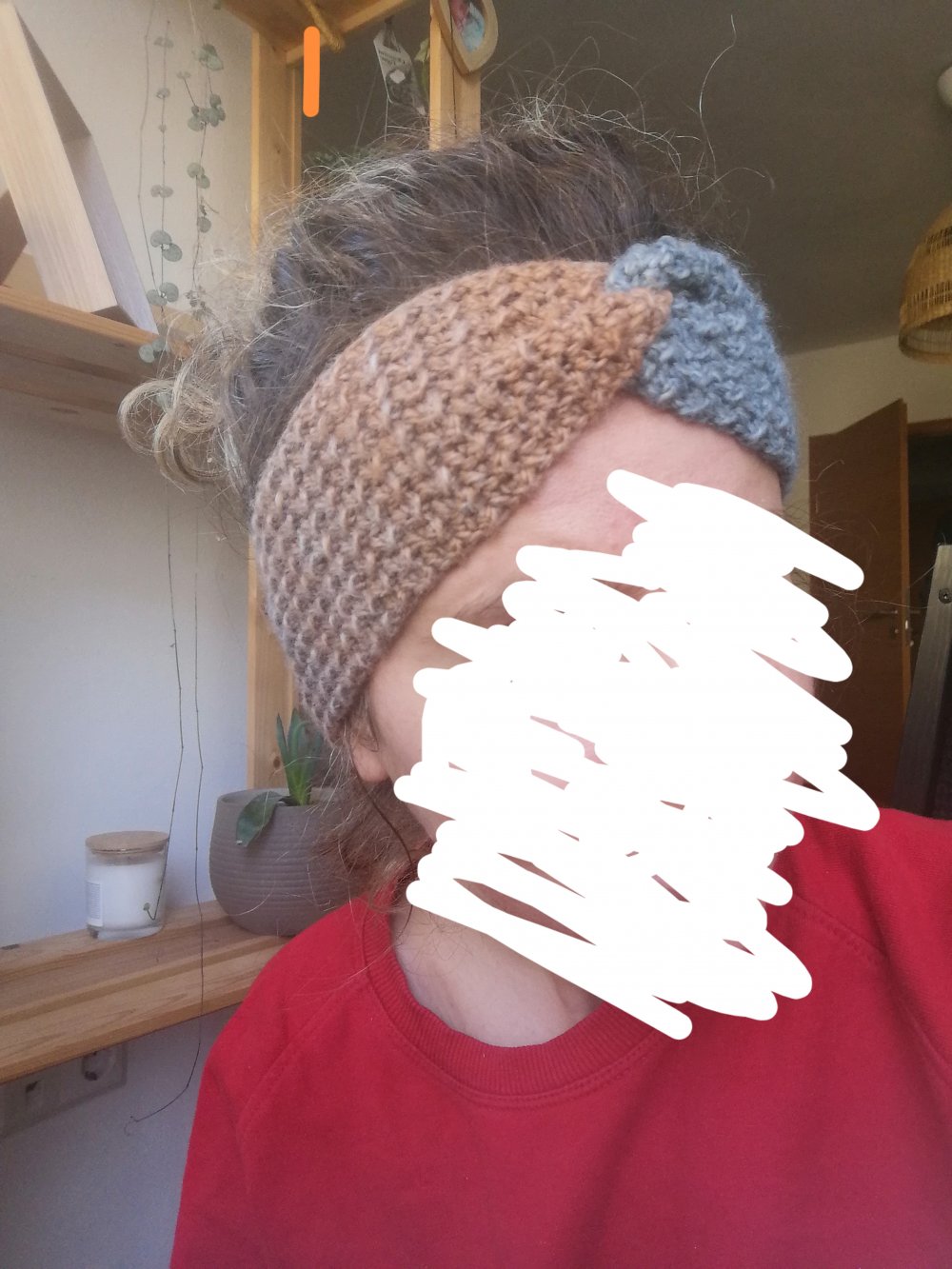 Stirnband gehäkelt