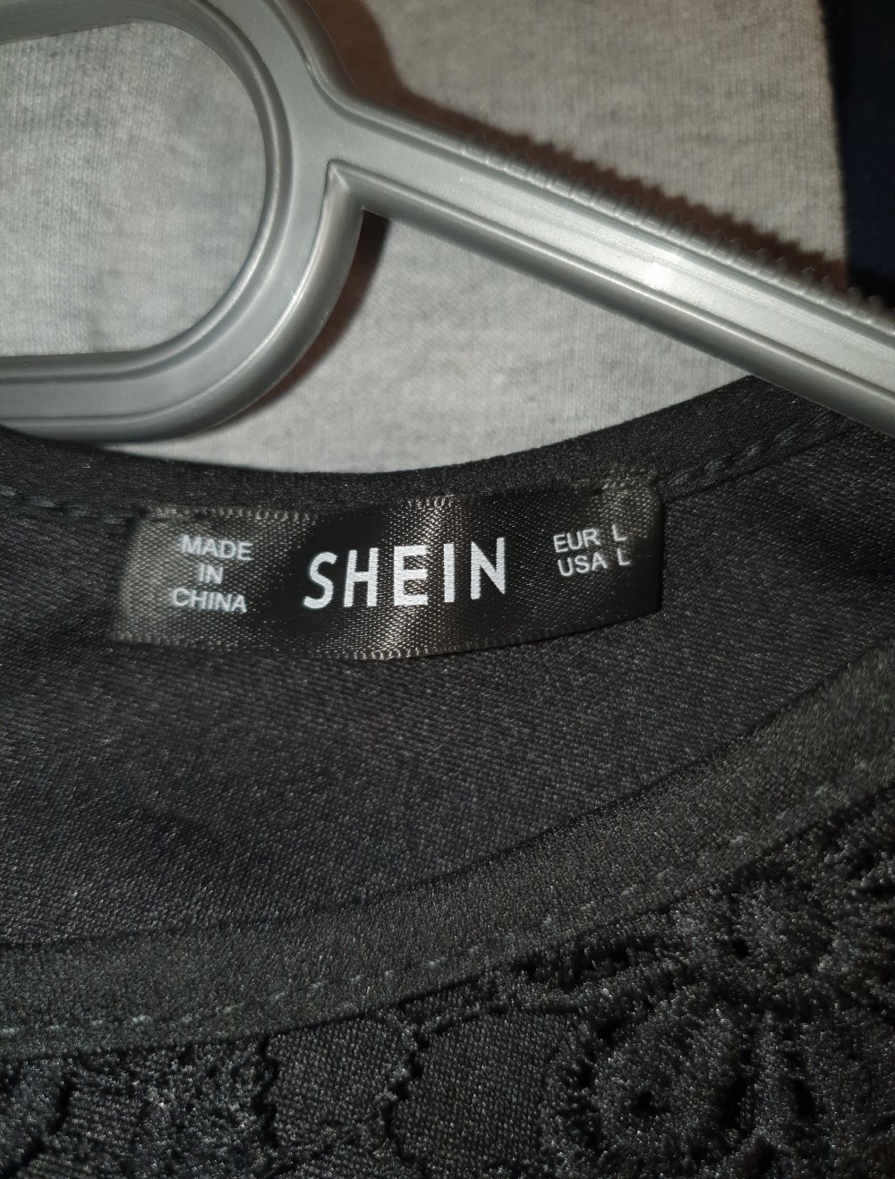 Schwarzes Shein Kleid Gr. L