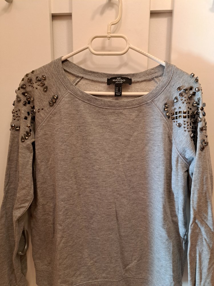 Mango Sweater Gr. 38 Pailetten Pullover