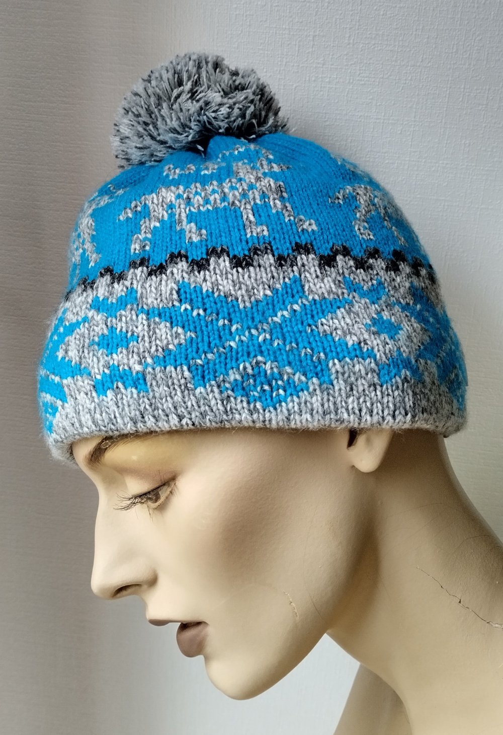 Bommel Strickmütze