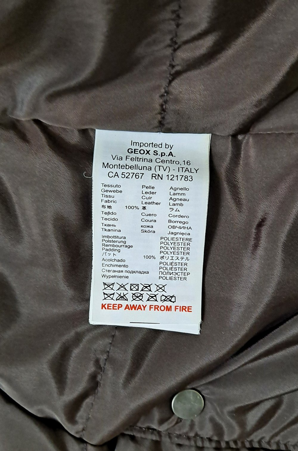 GEOX Lederjacke