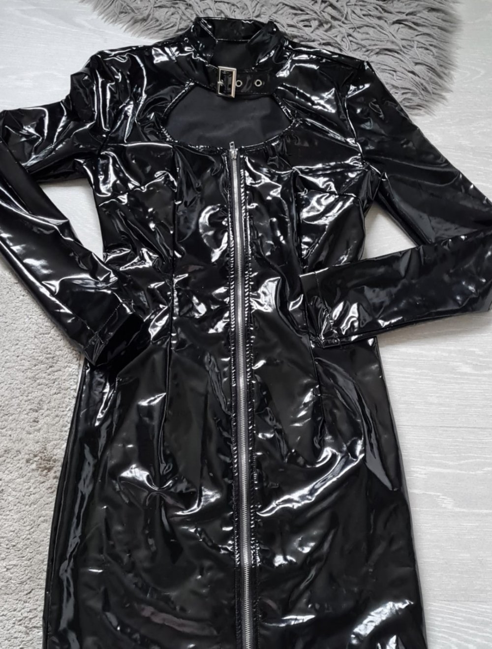 lack kleid 36 gothic