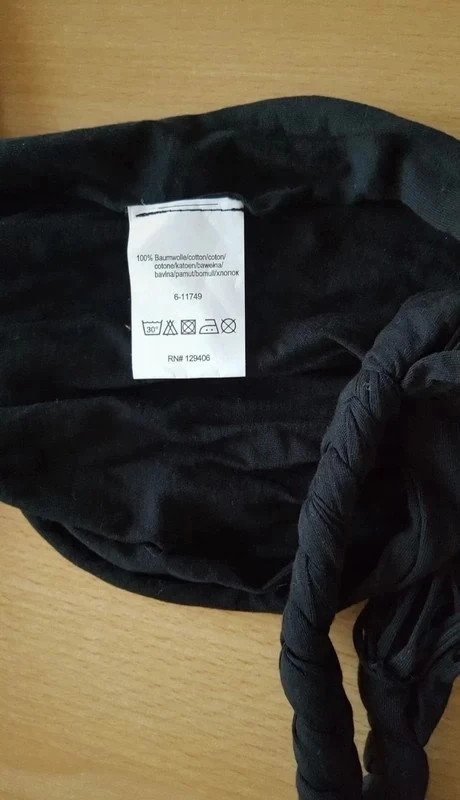 schwarzes Tuch NEU