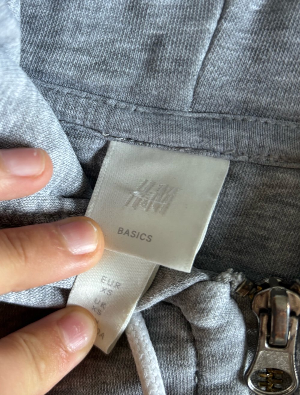 Graue Basic Jacke