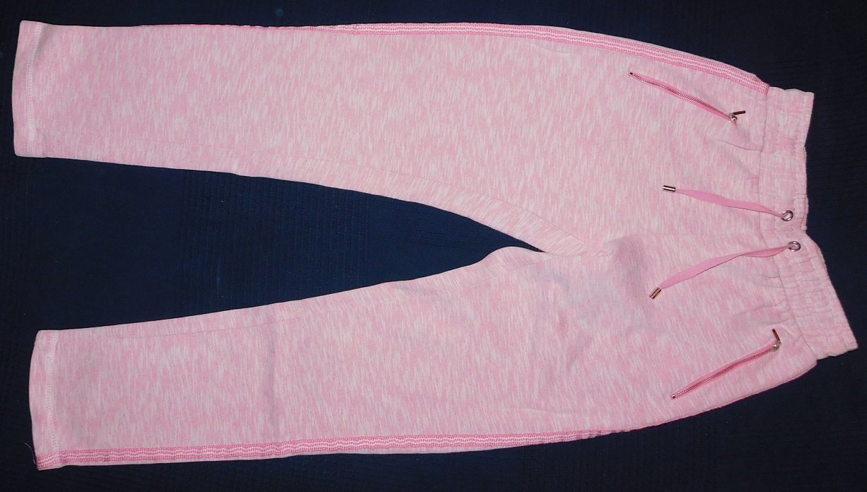Gr.34 Jogginghose rosa meliert
