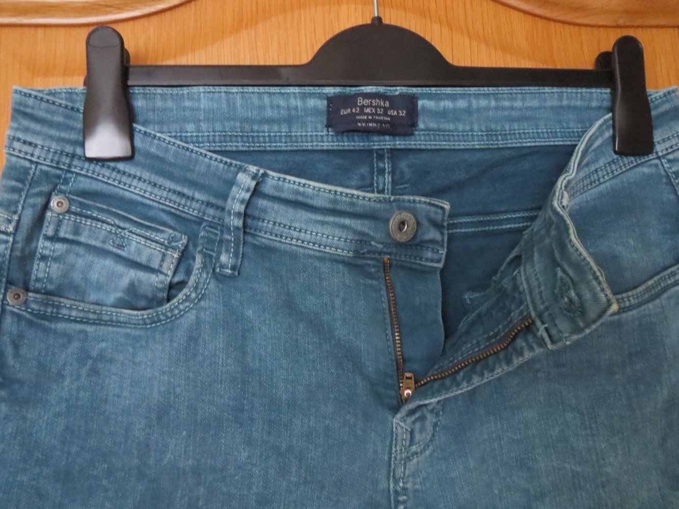 Jeans, Gr.32, blau Skinny Fit