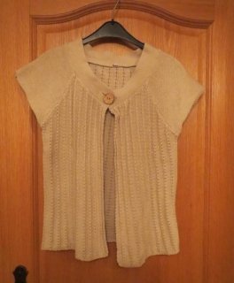 Strickjacke,beige,Neuwertig