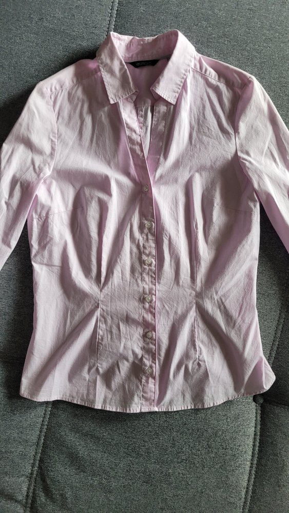 Damenbusinessbluse langärmlig Größe 38 - rosa