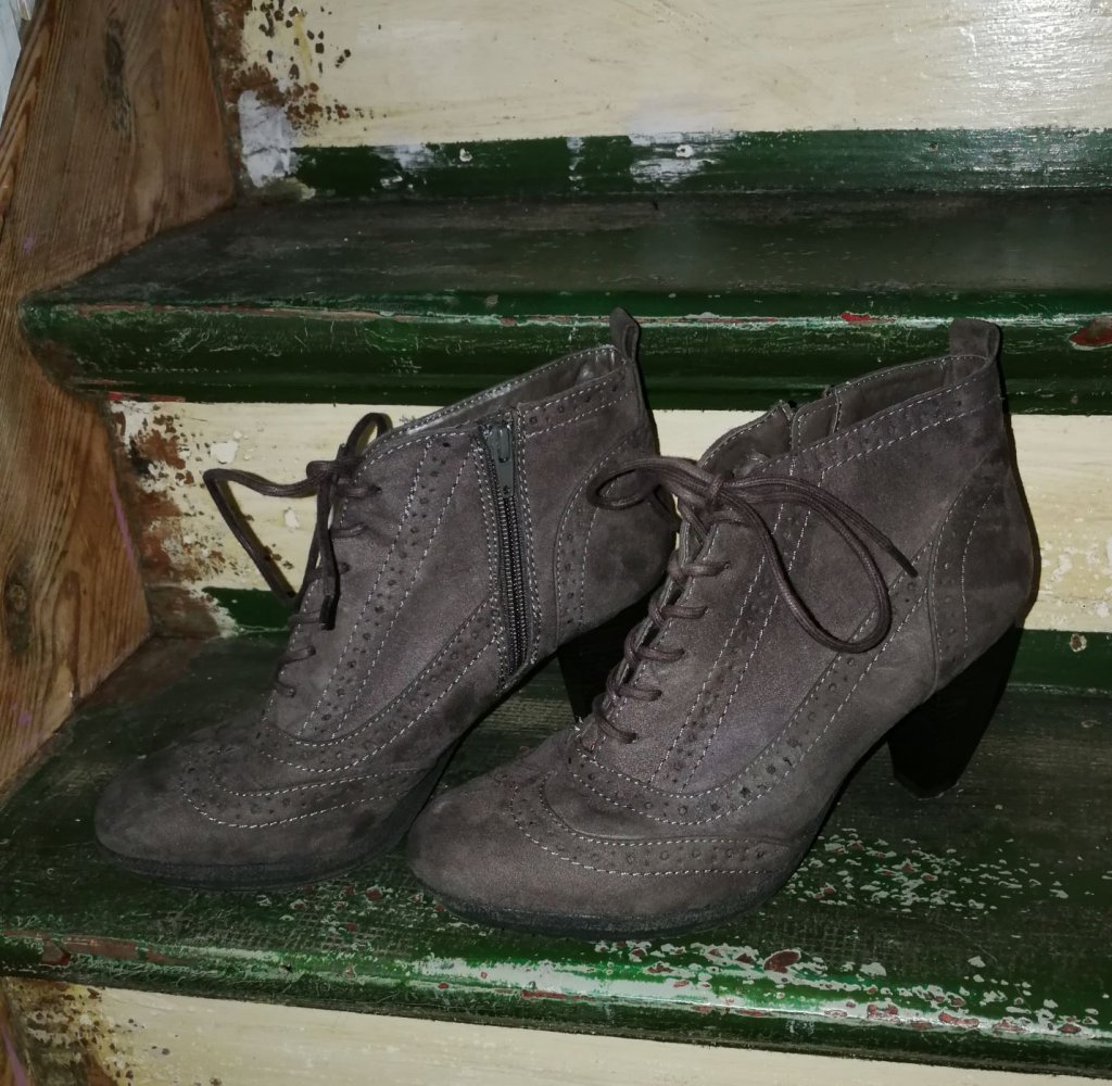 Stiefeletten Victorian Boho Gothic Romantic Hippie Chic vegan!