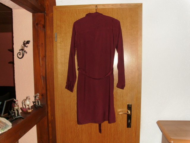 Kleid von Pieces, bordeauxrot, Gr. 44