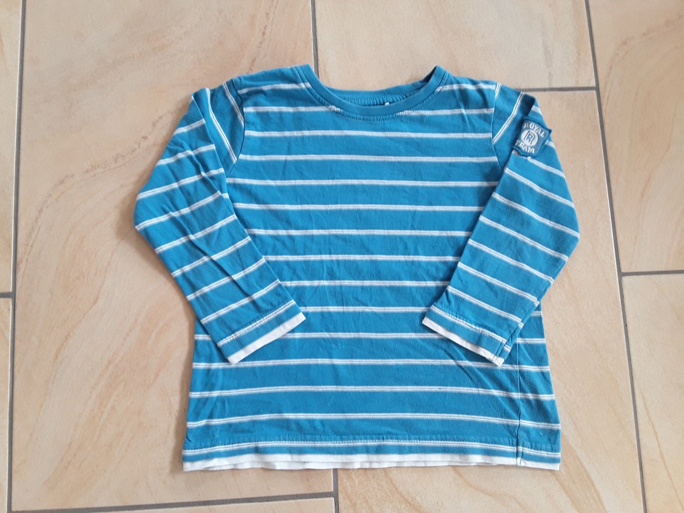 gestreiftes Langarmshirt Gr. 104 