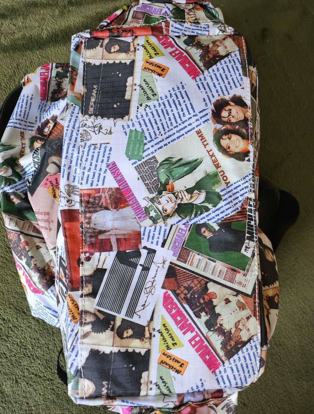 Umhängetasche mit Michael Jackson Print