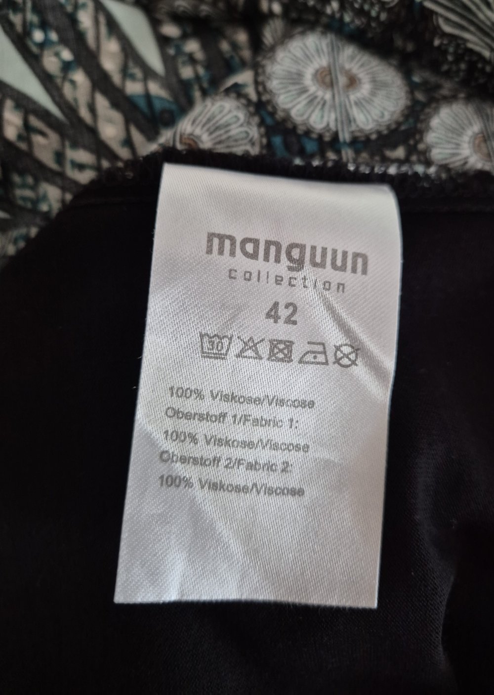 Manguun Stirt T-Shirt bunt ethno Gr 42