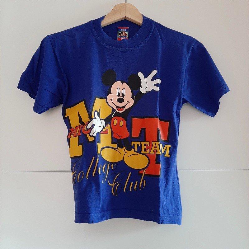 Blaues Micky Maus T-Shirt