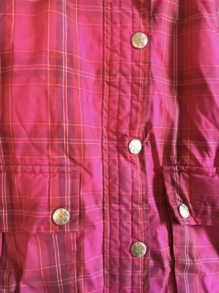 Pinkkarierte Jacke 