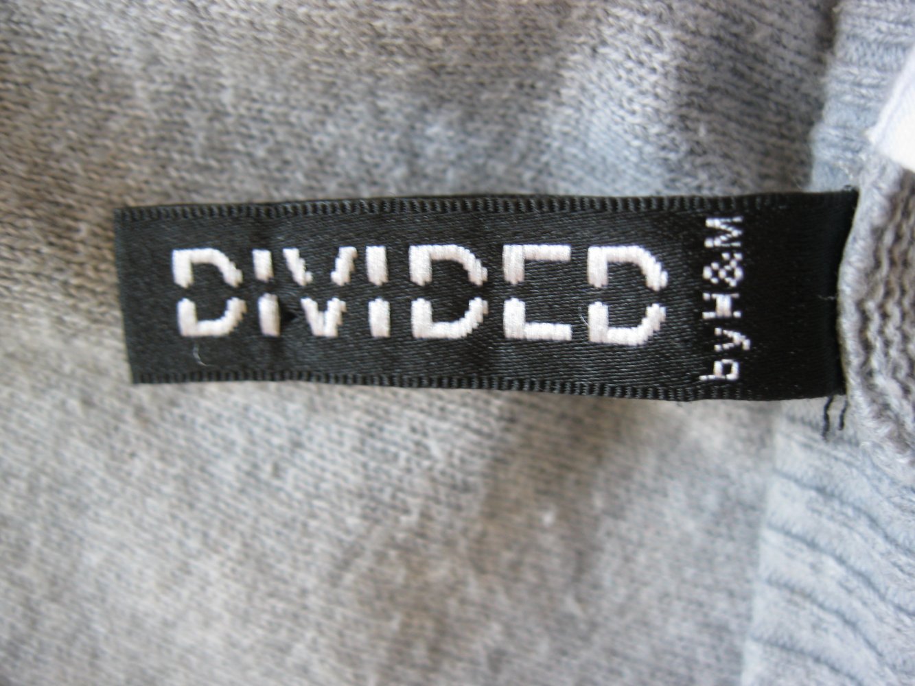 H&M Divided Feinstick-Jacke Cardigan 100% Baumwolle Grau 34 / XS