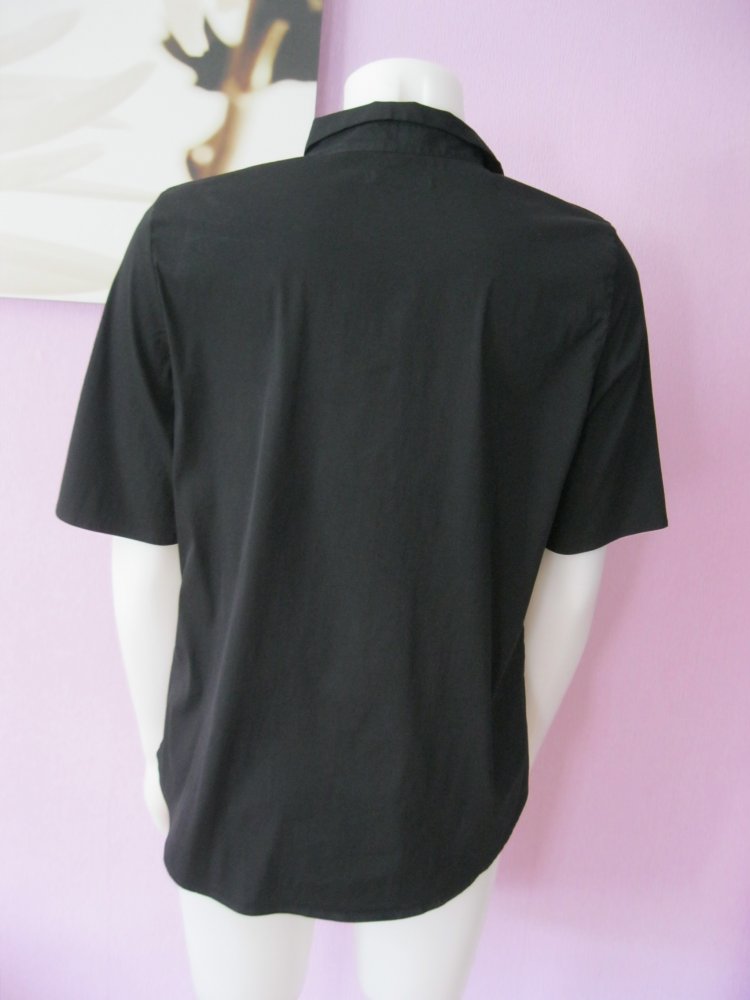Bluse # COS # kurzärmlig # Schwarz # 40