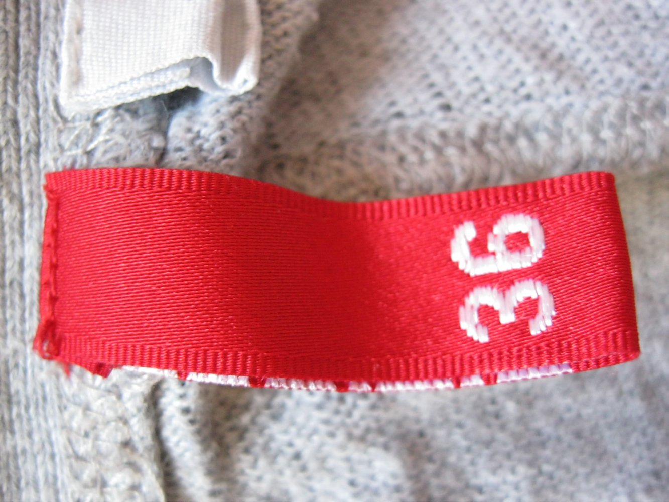 H&M Divided Feinstick-Jacke Cardigan 100% Baumwolle Grau 36 / S