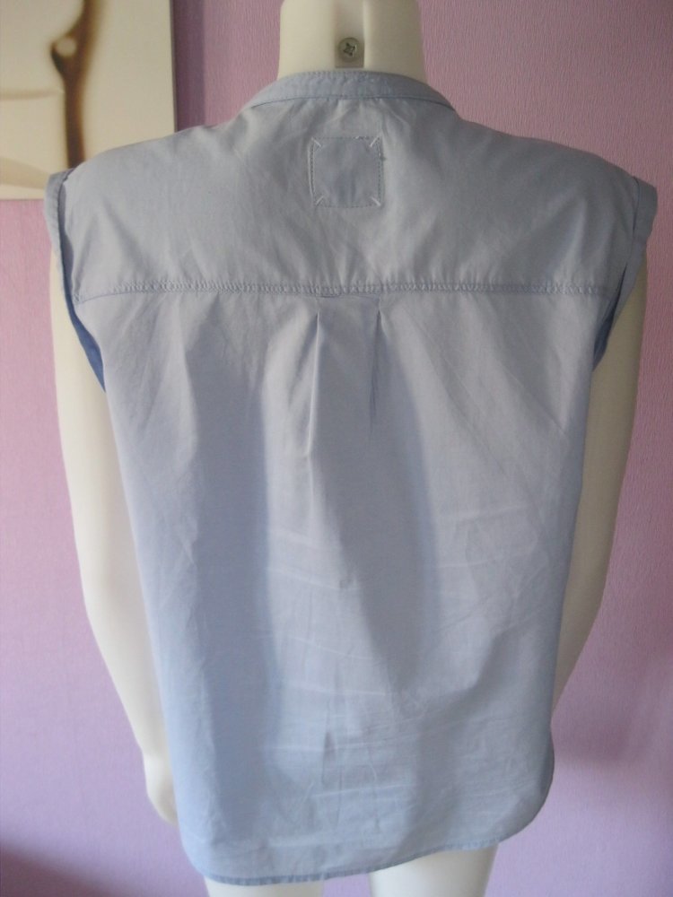 Bluse #Ohne Ärmel# Clockhouse Basic # hellblau # L