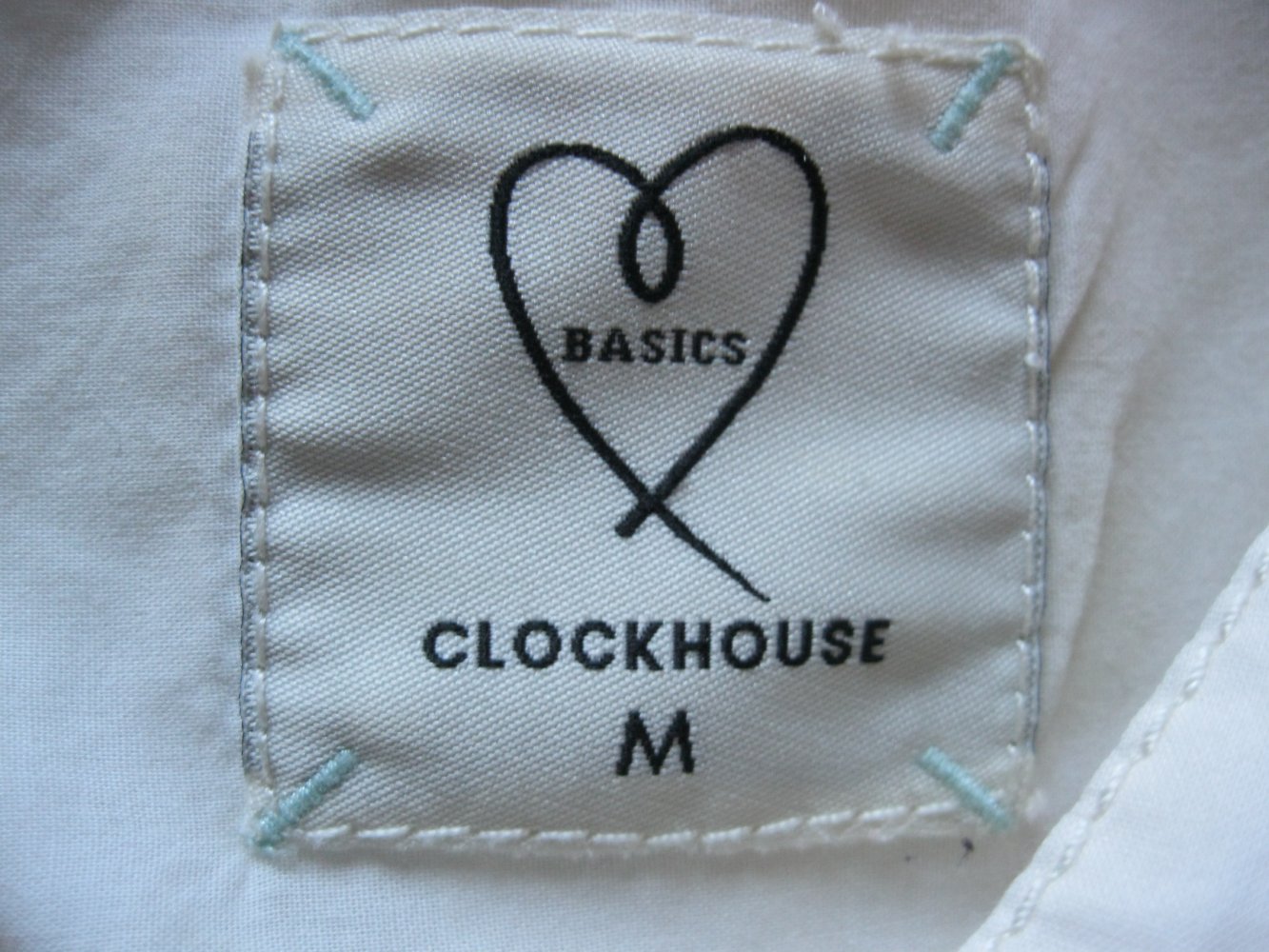 Bluse # Clockhouse Basics # weiß # M