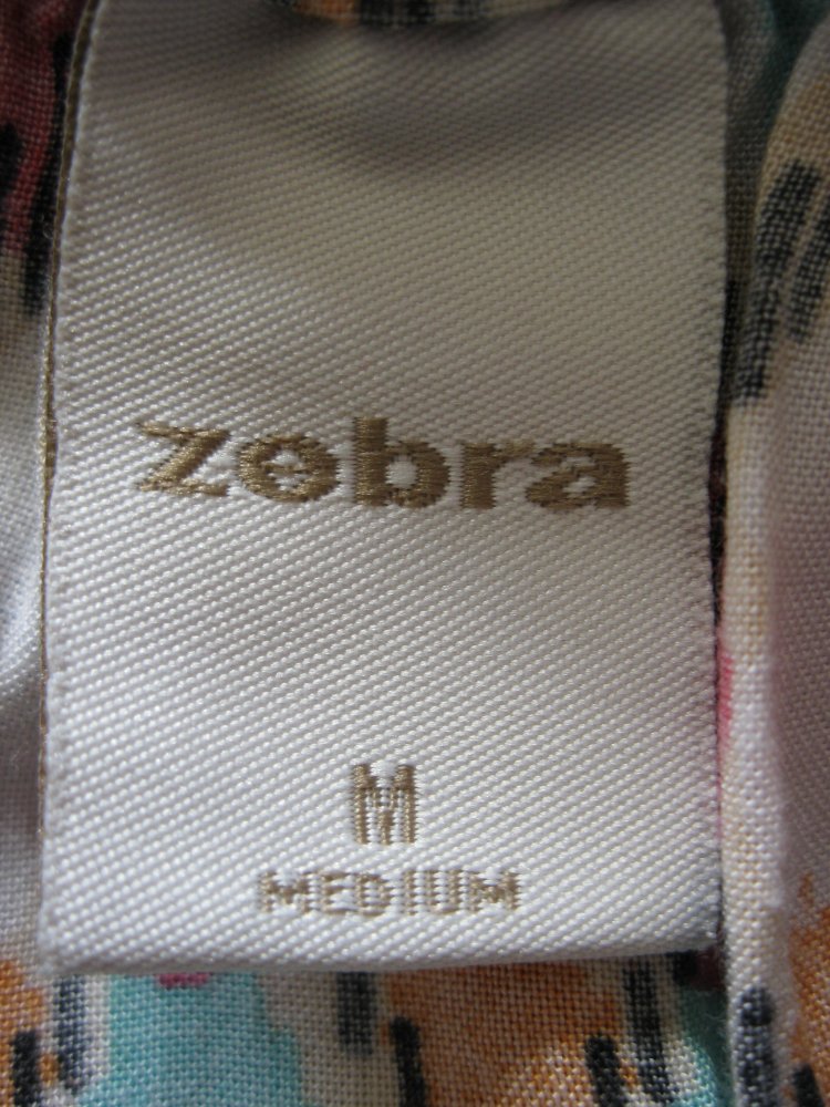 Mini-Kleid # Zebra # Sommerkleid # Print-Muster # Bunt # M