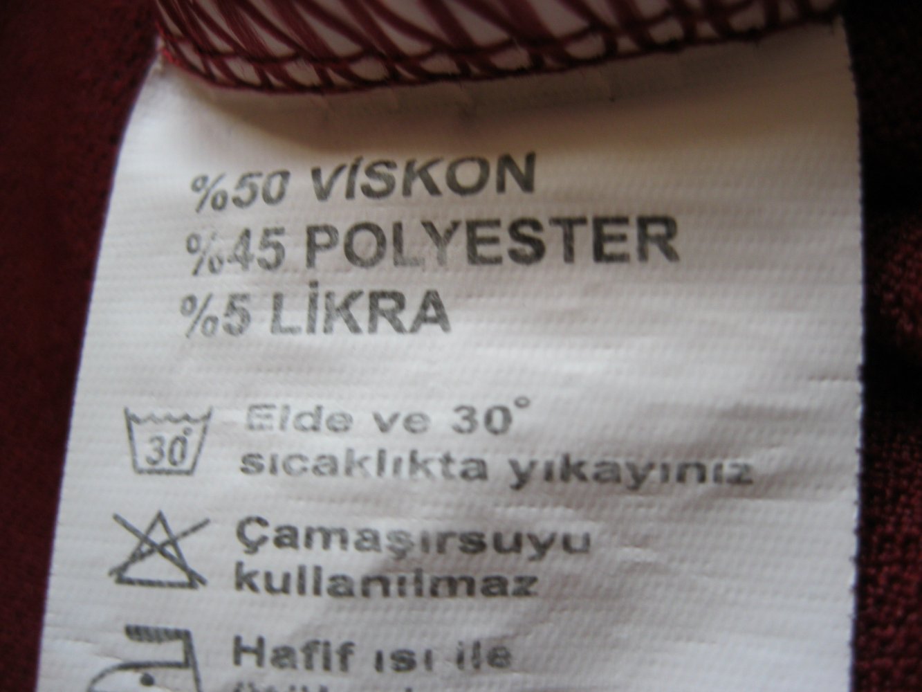 NEU # Tunika # Burgunderot # Viscose 50% # 42