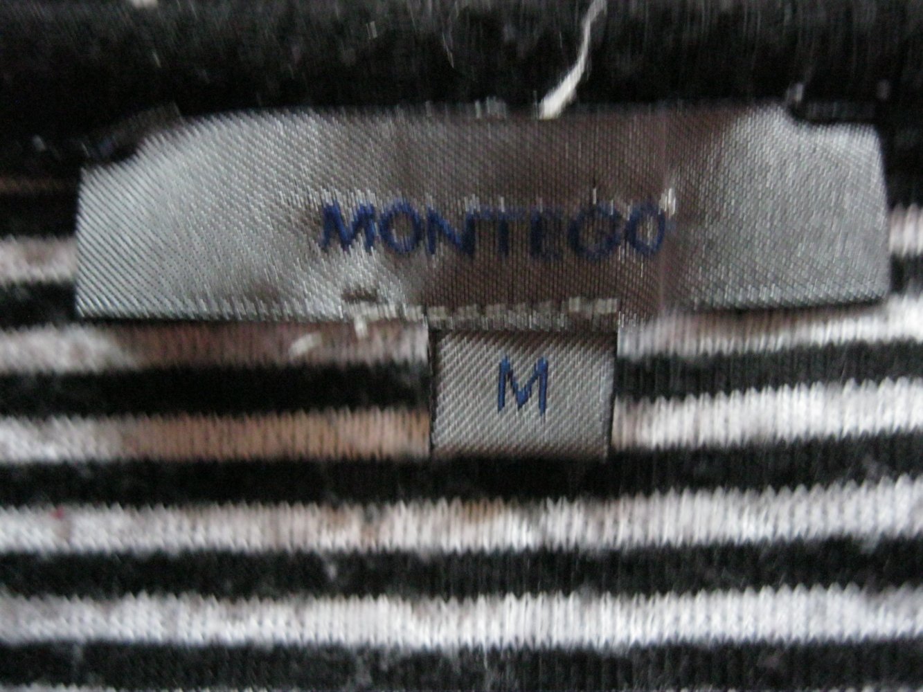 Pullover # Montego # Schwarz/Weiß # gepunktet # M