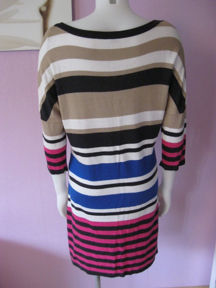 Feinstrickleid # Blockstreifen # S.Oliver # bunt # 40