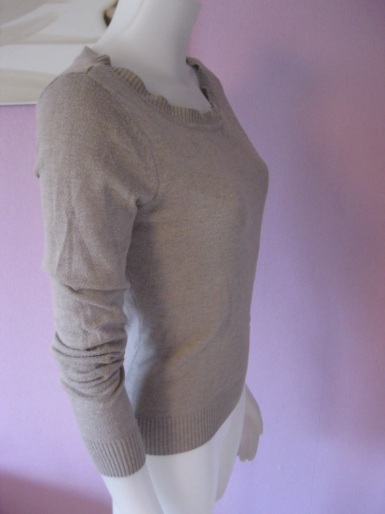 Strickpullover # H&M # beige # S