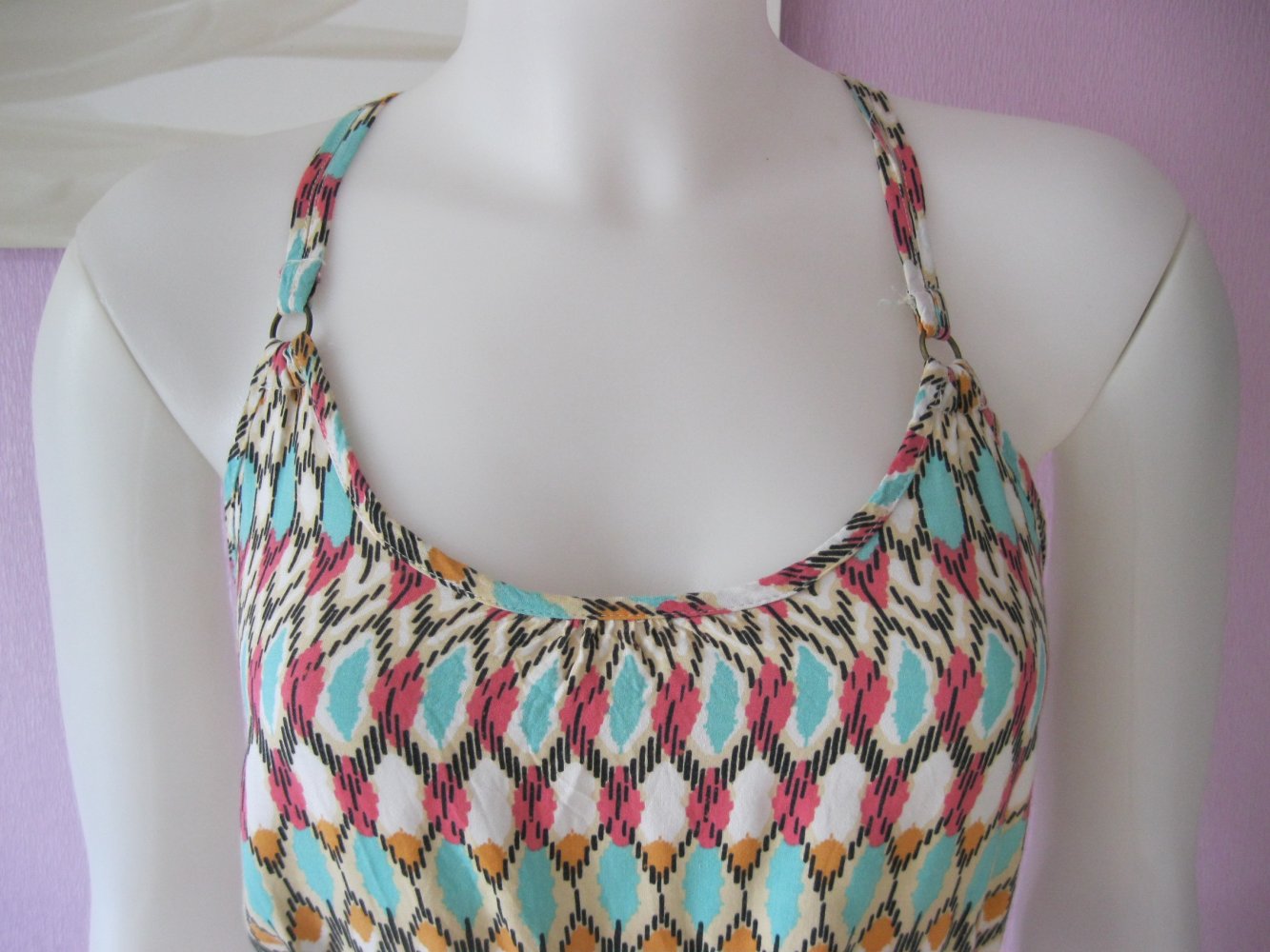 Mini-Kleid # Zebra # Sommerkleid # Print-Muster # Bunt # M