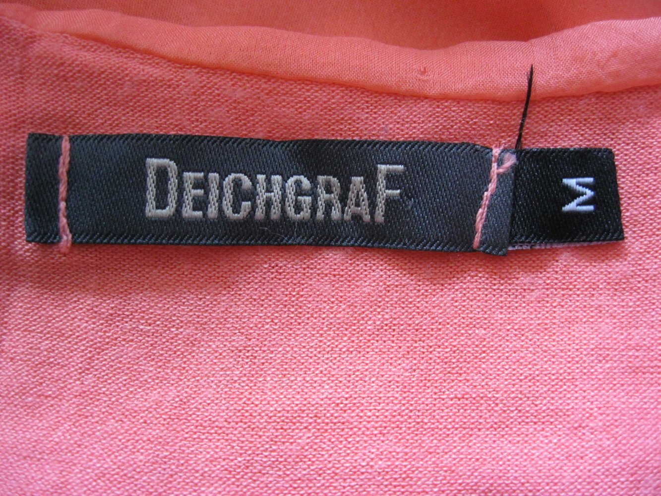 Trägerkleid # Deichgraf # Miniklied # 100% Seide # Lachsfarben # M