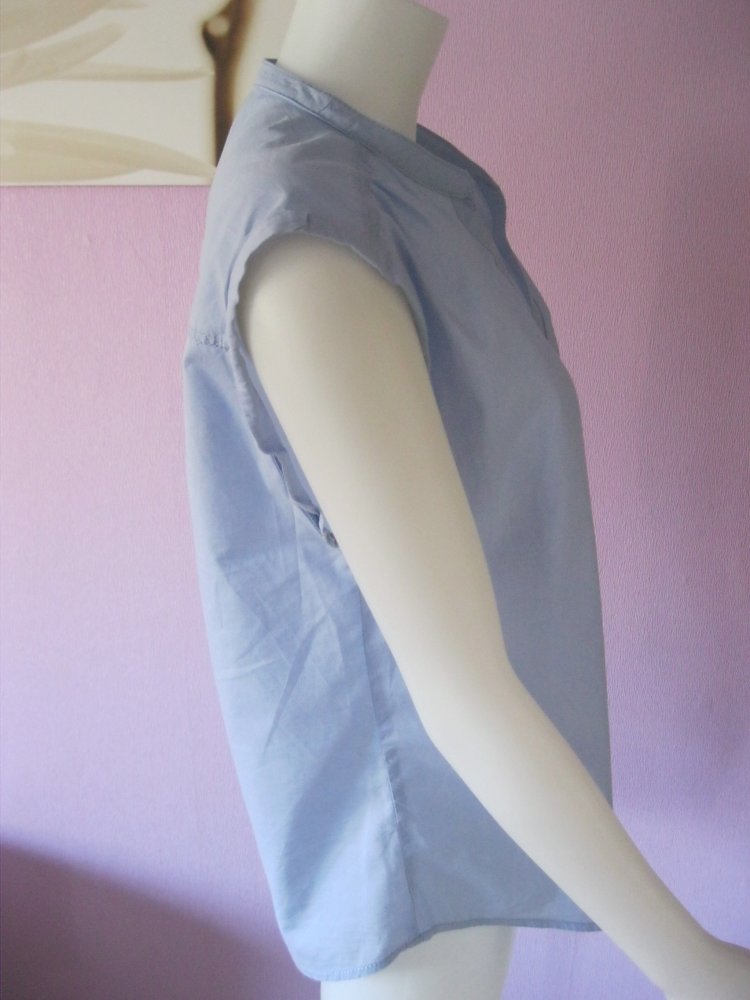 Bluse #Ohne Ärmel# Clockhouse Basic # hellblau # L
