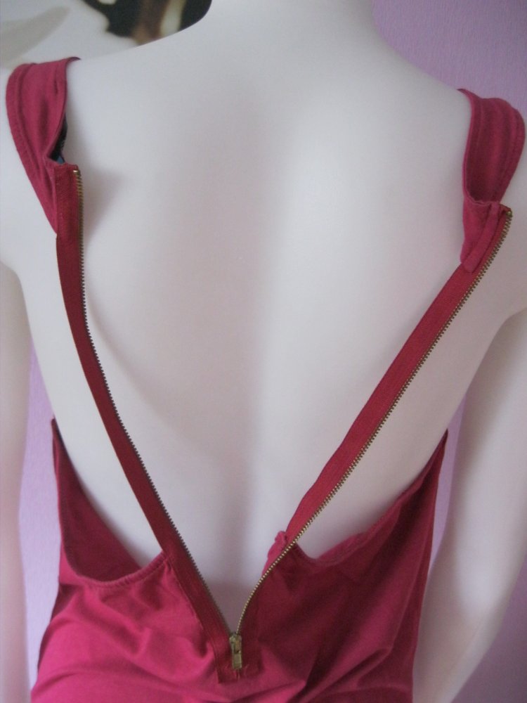 Top # even & odd # rückenfrei # Brombeere # M