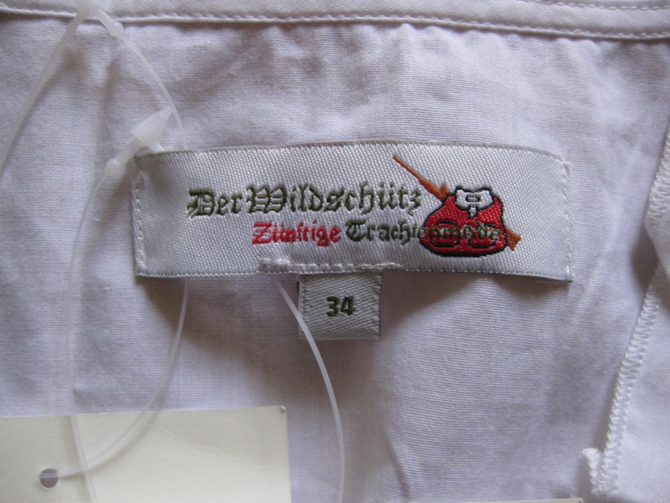 DER WILDSCHÜTZ Damen Dirnd-Bluse Gr. 34 NEU mit Etikett