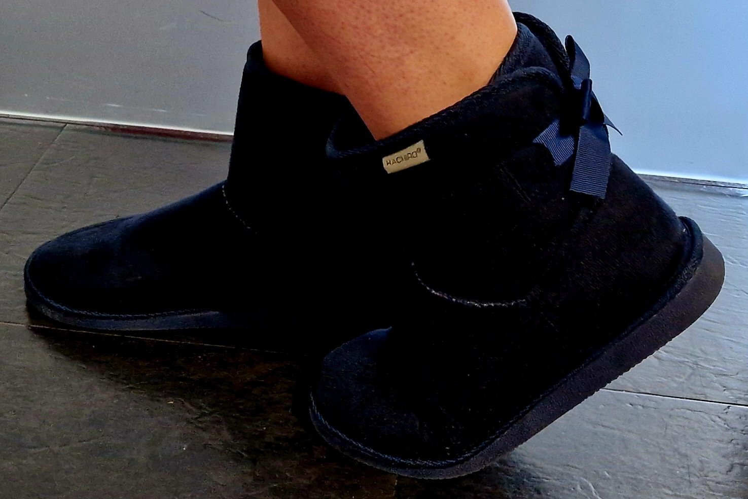 Schuhe, Stiefel, Stiefeletten, Boots, Hachiro dunkelblau, Größe 39 gebraucht