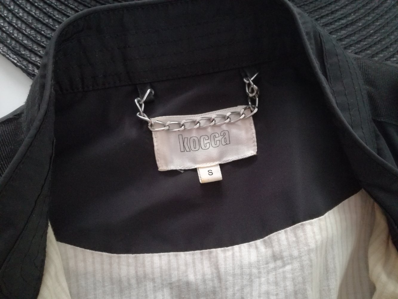 Kocca Jacke mit Gürtel schwarz S
