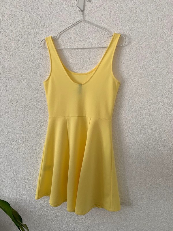 Gelbes Skaterkleid H&M Größe 36